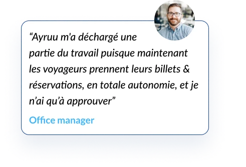 solution de gestion des voyages d'affaires