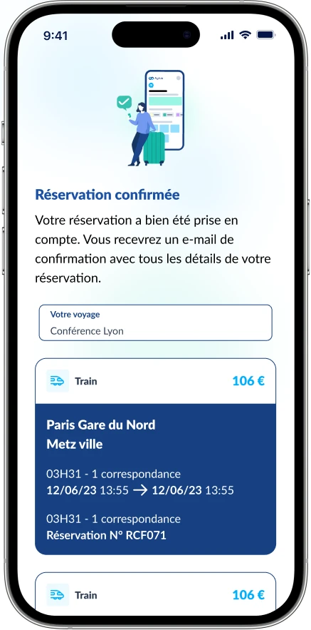 application de déplacement professionnel